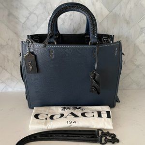 Coach 1941 Rogue Prussian Blue with Whipstitching NWT
